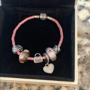 Pink Theme Pandora Bracelet